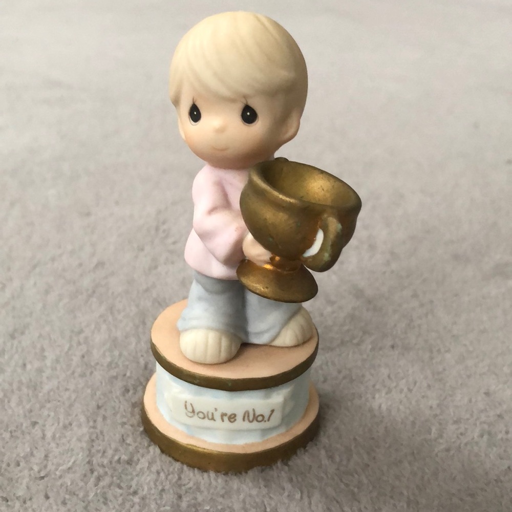 Precious Moments Trophy You’re Number 1 Decor